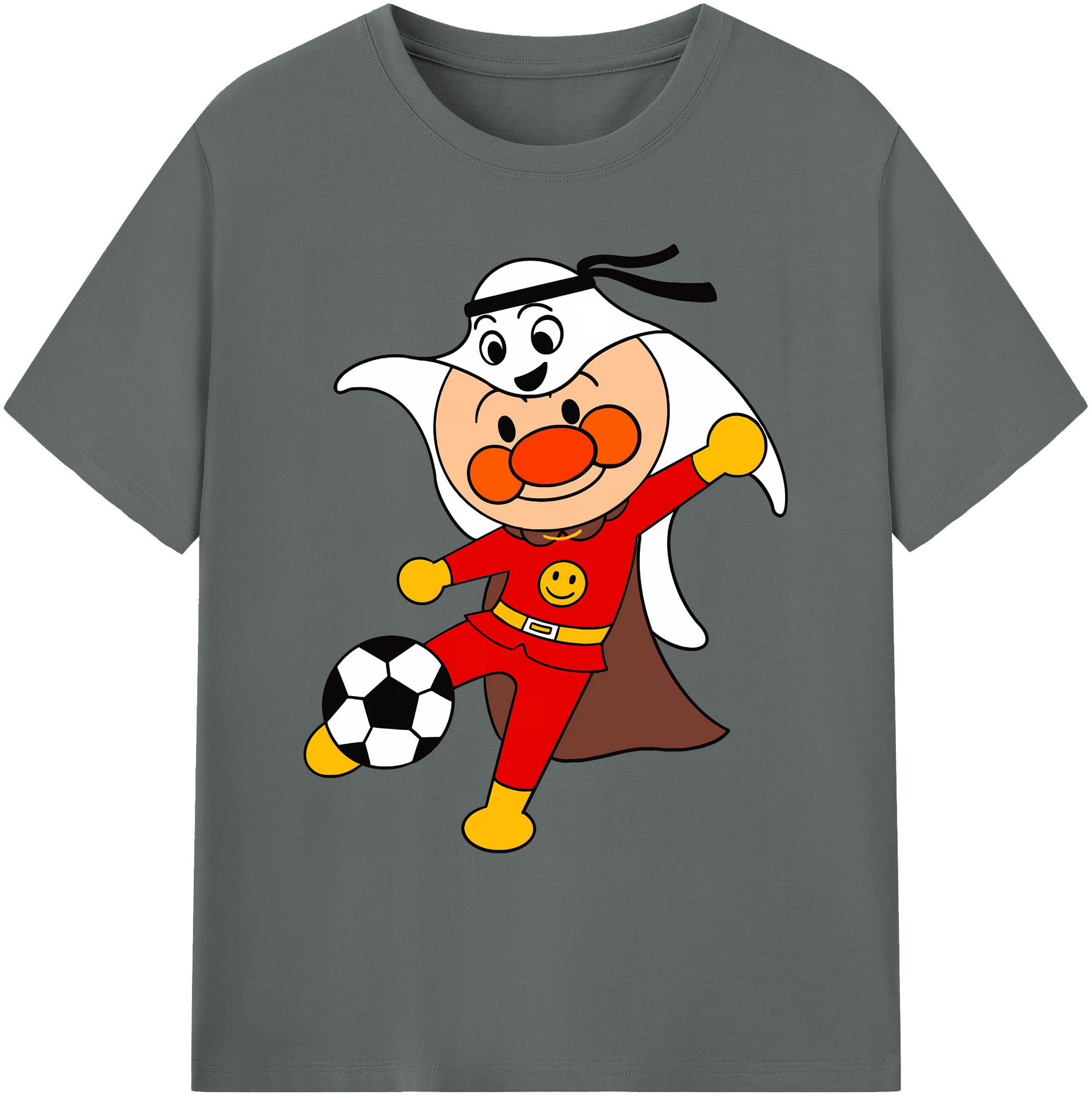 （画像用） アンパンマン Anpanman 綿100％ メンズ半袖Tシャツ｜肌触りやわらか＆通気性